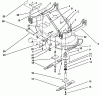 Mähdecks 30137 - Toro 37" Recycler Mower (SN: 200001 - 299999) (1992) Spareparts DECK & SPINDLE ASSEMBLY