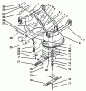 Mähdecks 30137 - Toro 37" Recycler Mower (SN: 390001 - 399999) (1993) Spareparts DECK & SPINDLE ASSEMBLY