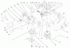 Mähdecks 30138 - Toro 92cm Side Discharge Mower (SN: 220000001 - 220999999) (2002) Spareparts DECK AND PULLEYS ASSEMBLY