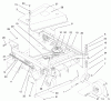 Mähdecks 30138 - Toro 92cm Side Discharge Mower (SN: 220000001 - 220999999) (2002) Spareparts FRAME BELT AND WHEEL ASSEMBLY