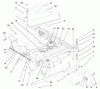 Mähdecks 30138 - Toro 92cm Side Discharge Mower (SN: 990001 - 999999) (1999) Spareparts FRAME, BELT AND WHEEL ASSEMBLY