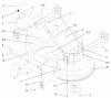 Mähdecks 30139 - Toro 37" Recycler Mower (SN: 220000001 - 220999999) (2002) Spareparts ROLLERS, COVERS AND DECK SUPPORT ASSEMBLY