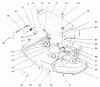 Mähdecks 30146 - Toro 44" Recycler Mower (SN: 790001 - 799999) (1997) Spareparts DECK, DEFLECTORS, AND COVERS