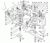 Mähdecks 30148 - Toro 48" Recycler Mower (SN: 1000001 - 1999999) (1991) Spareparts DECK & SPINDLE ASSEMBLY