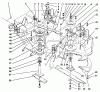 Mähdecks 30148 - Toro 48" Recycler Mower (SN: 2000001 - 2999999) (1992) Spareparts DECK & SPINDLE ASSEMBLY