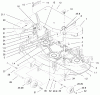 Mähdecks 30149 - Toro 44" Side Discharge Mower (SN: 210000001 - 210999999) (2001) Spareparts DECK AND COVER ASSEMBLY