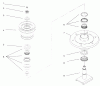 Mähdecks 30154 - Toro 52" Recycler Mower (SN: 690001 - 699999) (1996) Spareparts SPINDLES NO. 54-7781