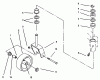 Mähdecks 30162 - Toro 62" Side Discharge Mower (SN: 390001 - 399999) (1993) Spareparts CASTER FORK ASSEMBLY