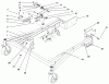 Mähdecks 30162 - Toro 62" Side Discharge Mower (SN: 790001 - 799999) (1997) Spareparts CARRIER FRAME