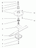 Mähdecks 30162 - Toro 62" Side Discharge Mower (SN: 790001 - 799999) (1997) Spareparts SPINDLE ASSEMBLY & BLADE