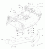 Mähdecks 30543 - Toro 44" Recycler Mower, Groundsmaster 120 (SN: 790001 - 799999) (1997) Spareparts BAFFLES AND KICKER PLATES