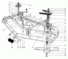 Mähdecks 30768 - Toro 52" Rear Discharge Mower (SN: 0000001 - 0999999) (1990) Spareparts CUTTING UNIT MODEL NO. 30768 #1