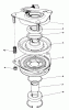 Mähdecks 30544 - Toro 44" Side Discharge Mower, Groundsmaster 117/120 (SN: 100001 - 199999) (1991) Spareparts CLUTCH ASSEMBLY NO. 54-0220