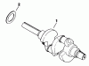 Mähdecks 30544 - Toro 44" Side Discharge Mower, Groundsmaster 117/120 (SN: 100001 - 199999) (1991) Spareparts CRANKSHAFT-ENGINE KOHLER MODEL NO. M180QS-24657