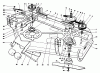 Mähdecks 30544 - Toro 44" Side Discharge Mower, Groundsmaster 117/120 (SN: 100001 - 199999) (1991) Spareparts CUTTING MODEL NO. 30747