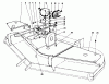 Mähdecks 30544 - Toro 44" Side Discharge Mower, Groundsmaster 117/120 (SN: 100001 - 199999) (1991) Spareparts CUTTING UNIT MODEL NO. 30768 #2