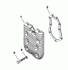 Mähdecks 30544 - Toro 44" Side Discharge Mower, Groundsmaster 117/120 (SN: 100001 - 199999) (1991) Spareparts CYLINDER HEAD-ENGINE KOHLER MODEL NO. M18QS-24657