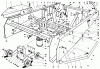 Mähdecks 30544 - Toro 44" Side Discharge Mower, Groundsmaster 117/120 (SN: 200001 - 299999) (1992) Spareparts FRAME & JACKSHAFT ASSEMBLY
