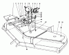 Mähdecks 30768 - Toro 52" Rear Discharge Mower (SN: 9000001 - 9999999) (1989) Spareparts CUTTING UNIT MODEL NO. 30768 #2