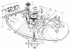 Mähdecks 30544 - Toro 44" Side Discharge Mower, Groundsmaster 120 (SN: 500001 - 599999) (1985) Spareparts CUTTING UNIT MODEL NO. 30544 #1