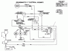 Mähdecks 30544 - Toro 44" Side Discharge Mower, Groundsmaster 120 (SN: 500001 - 599999) (1985) Spareparts ELECTRICAL SCHEMATIC