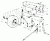 Mähdecks 30544 - Toro 44" Side Discharge Mower, Groundsmaster 120 (SN: 500001 - 599999) (1985) Spareparts FRONT AXLE ASSEMBLY