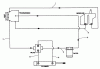 Mähdecks 30544 - Toro 44" Side Discharge Mower, Groundsmaster 120 (SN: 500001 - 599999) (1985) Spareparts HYDRAULIC SCHEMATIC