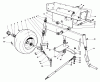 Mähdecks 30544 - Toro 44" Side Discharge Mower, Groundsmaster 120 (SN: 600001 - 699999) (1986) Spareparts FRONT AXLE ASSEMBLY