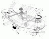 Mähdecks 30768 - Toro 52" Rear Discharge Mower (SN: 8000001 - 8999999) (1988) Spareparts CUTTING UNIT MODEL NO. 30753 #1