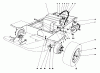 Mähdecks 30545 - Toro 52" Side Discharge Mower (SN: 10000001 - 19999999) (1981) Spareparts GAS TANK AND AIR CLEANER ASSEMBLY