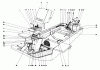 Mähdecks 30545 - Toro 52" Side Discharge Mower (SN: 10000001 - 19999999) (1981) Spareparts INSTRUMENT PANEL AND STEERING POST ASSEMBLY