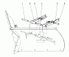 Mähdecks 30545 - Toro 52" Side Discharge Mower (SN: 10000001 - 19999999) (1981) Spareparts V-PLOW INSTALLATION NO. 30755 (OPTIONAL)