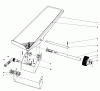 Mähdecks 30545 - Toro 52" Side Discharge Mower (SN: 90000001 - 99999999) (1979) Spareparts TRACTION PEDAL ASSEMBLY