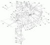 Mähdecks 30546 - Toro 44" Side Discharge Mower, Groundsmaster 120 (SN: 210000001 - 210999999) (2001) Spareparts DECK AND SPINDLE ASSEMBLY