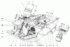 Mähdecks 30575 - Toro 72" Side Discharge Mower (SN: 900001 - 999999) (1989) Spareparts INSTRUMENT PANEL AND STEERING POST ASSEMBLY