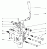 Mähdecks 30575 - Toro 72" Side Discharge Mower (SN: 900001 - 999999) (1989) Spareparts VALVE AND LEVER ASSEMBLY