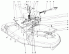 Mähdecks 30555 - Toro 52" Side Discharge Mower, Groundsmaster 200 Series (SN: 4000001 - 4999999) (1984) Spareparts CUTTING UNIT MODEL NO. 30555 #3