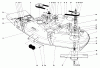 Mähdecks 30562 - Toro 62" Side Discharge Mower, GM 200 Series (SN: 5000001 - 5999999) (1985) Spareparts CUTTING UNIT MODEL NO. 30555 #1