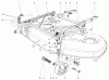 Mähdecks 30562 - Toro 62" Side Discharge Mower, GM 200 Series (SN: 5000001 - 5999999) (1985) Spareparts CUTTING UNIT MODEL NO. 30555 #2