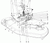 Mähdecks 30555 - Toro 52" Side Discharge Mower, Groundsmaster 200 Series (SN: 6000001 - 6999999) (1986) Spareparts CUTTING UNIT MODEL NO. 30555 #4