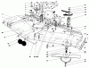 Mähdecks 30555 - Toro 52" Side Discharge Mower, Groundsmaster 200 Series (SN: 6000001 - 6999999) (1986) Spareparts CUTTING UNIT MODEL NO. 30562 #1