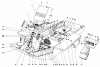 Mähdecks 30555 - Toro 52" Side Discharge Mower, Groundsmaster 200 Series (SN: 6000001 - 6999999) (1986) Spareparts INSTRUMENT PANEL AND STEERING POST ASSEMBLY