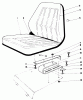 Mähdecks 30555 - Toro 52" Side Discharge Mower, Groundsmaster 200 Series (SN: 6000001 - 6999999) (1986) Spareparts SEAT KIT NO. 30764