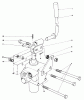 Mähdecks 30555 - Toro 52" Side Discharge Mower, Groundsmaster 200 Series (SN: 6000001 - 6999999) (1986) Spareparts VALVE AND LEVER ASSEMBLY