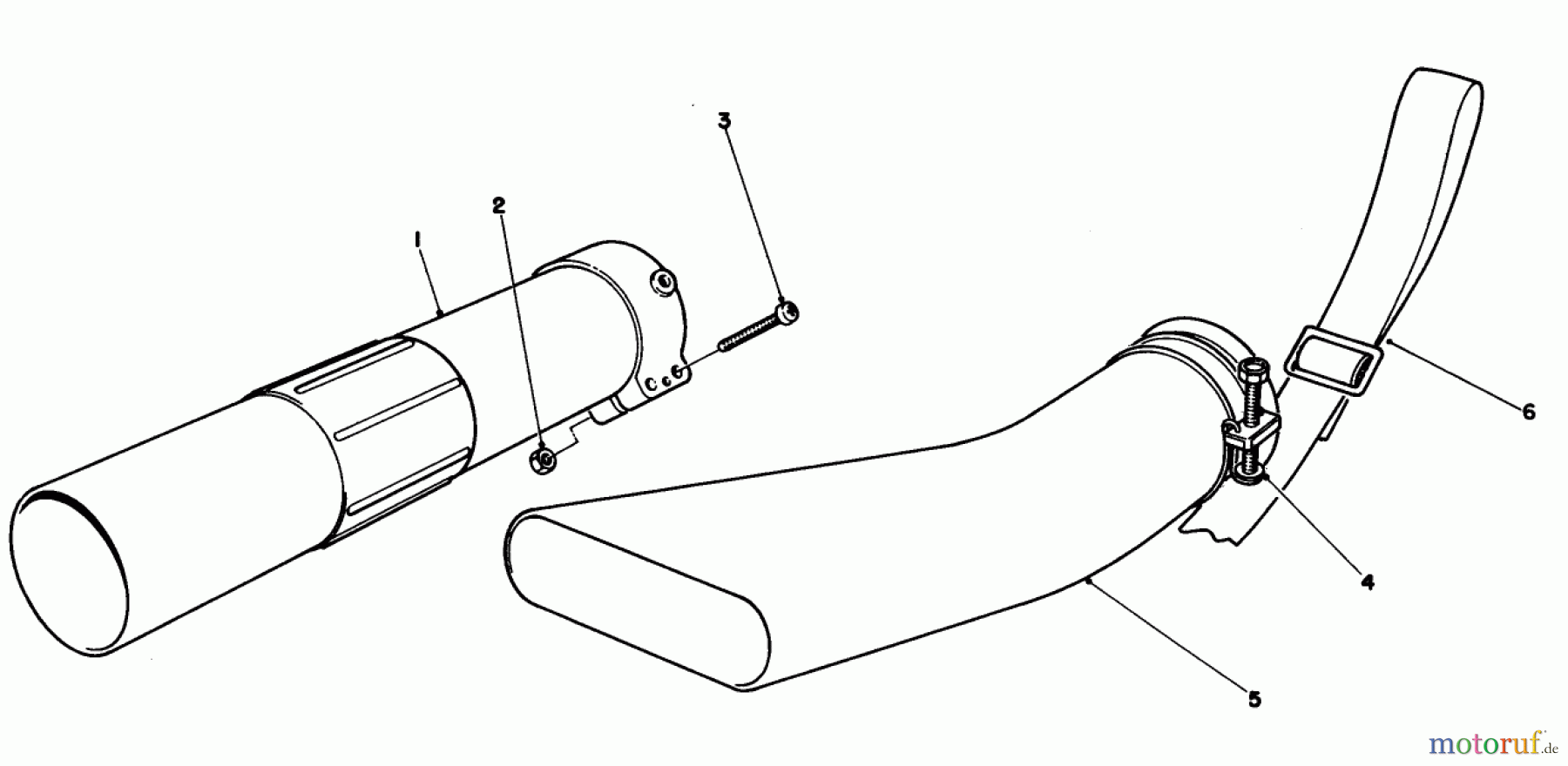  Laubbläser / Laubsauger 30935 - Toro 20cc Hand Held Blower (SN: 8000001 - 8999999) (1988) BLOWER ACCESSORIES