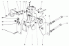 Mähdecks 30555 - Toro 52" Side Discharge Mower, Groundsmaster 200 Series (SN: 7000001 - 7999999) (1987) Spareparts TRANSMISSION INTERLOCK ASSEMBLY