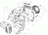 Laubbläser / Laubsauger 30935 - Toro 20cc Hand Held Blower (SN: 0000001 - 0999999) (1990) Spareparts BLOWER HOUSING ASSEMBLY