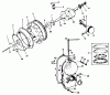 Mähdecks 30575 - Toro 72" Side Discharge Mower (SN: 800001 - 899999) (1988) Spareparts ENGINE, ONAN MODEL NO. B48G-GA020 TYPE NO. 4348G CRANKSHAFT AND FLYWHEEL