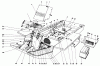 Mähdecks 30562 - Toro 62" Side Discharge Mower, GM 200 Series (SN: 20001 - 29999) (1982) Spareparts INSTRUMENT PANEL AND STEERING POST ASSEMBLY