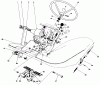 Mähdecks 30562 - Toro 62" Side Discharge Mower, GM 200 Series (SN: 20001 - 29999) (1982) Spareparts PEDALS AND STEERING WHEEL ASSEMBLY